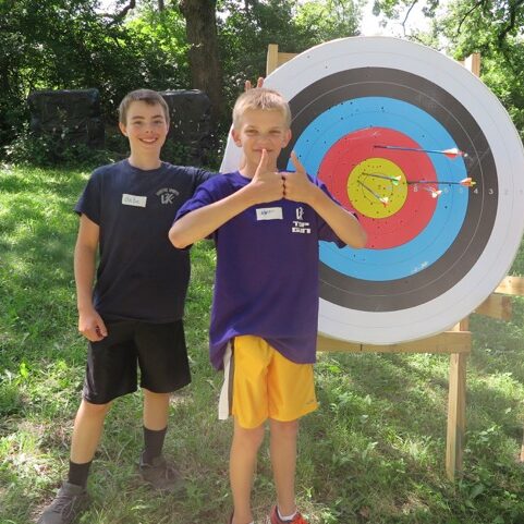 Archery range at Ikes
